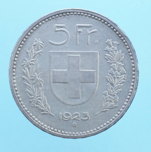 Svizzera franchi 1923 monete - 5,