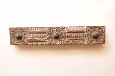 Antico pannello da parete architrave scultura floreale trave legno vintage indiano arredamento casa