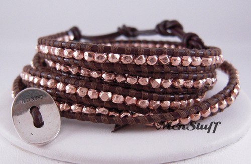 Bracciale chan luu marrone oro - bracciale,