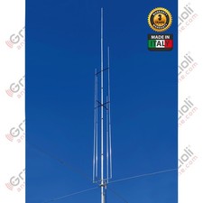Grazioli MV6 - Antenna Verticale Multibanda 1/4 ? Ground Plane HF 20, 17, 15, 12