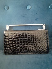 Borsa pochette coccodrillo