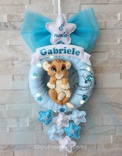 Fiocco nascita ghirlanda