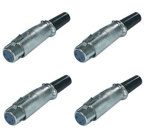 Pezzi connettore xlr poli - pezzi, 3