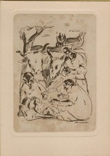 34945  vecchia cartolina artistica silvio consadori l' adorazione dei pastori