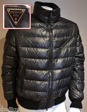 Giacca invernale nera nuova con etichette Iceberg Puffer taglia M (40R-US o 50EU) made in Italy