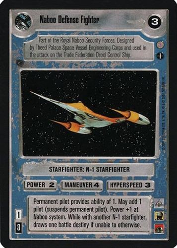 Naboo defense fighter - naboo,
