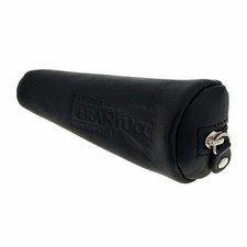 Perantucci custodia bocchino basso tuba pelle nera con cerniera