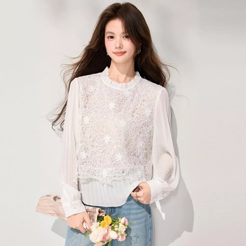 Camicia elegante pizzo - camicia,