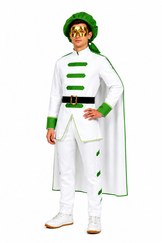 Costume brighella adulto - costume, da