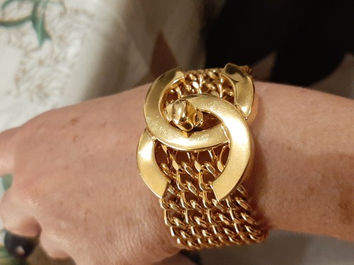Bracelet chanel 19cmx4cm - chanel,