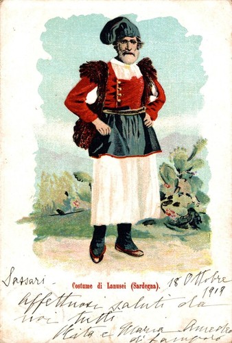 Nuoro lanusei costume - nuoro, f
