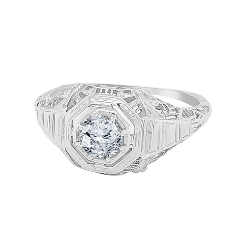 Anello filigrana moissanite - moissanite, da