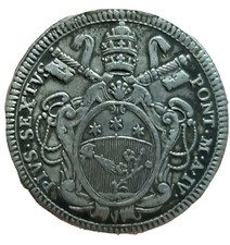 1778-V Half Scudo Silver