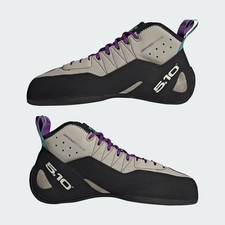 Scarpe da arrampicata Adidas taglia 12 5.10 Five Ten Grandstone nero viola uomo BC0866