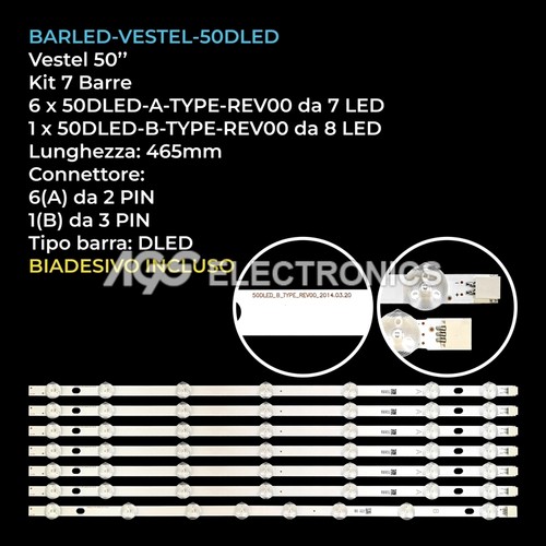 Kit barre strip led tv - 7,