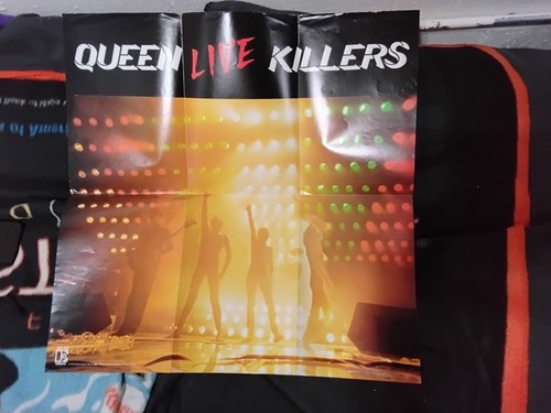 Poster promo queen band - promo, 1979