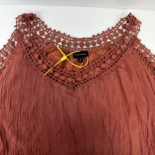 Fibbia nera donna - boho, pizzo