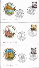 50 fdc  CASTELLI D'ITALIA dal 1980 al 1992