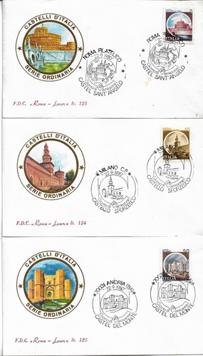 Fdc castelli italia dal - ,