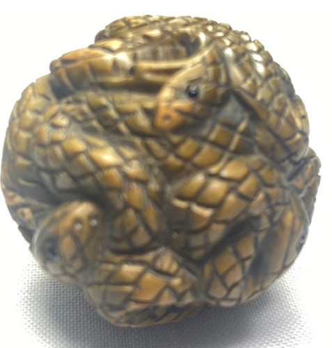 Netsuke antico serpente