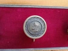 Appendiabiti ANTICO in velluto rosso, appendiabiti grande con gancio in ottone