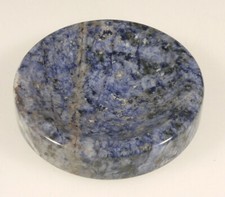 PRL) POSACENERE PORTACENERE MARMO PIETRA PREZIOSA SODALITE CENDRIER ASH-TRAY    