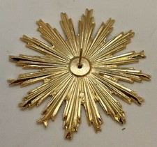 Raggiera per santo Raggie halo Jesus Metallo Bagno Oro 8,5cm Cesellato