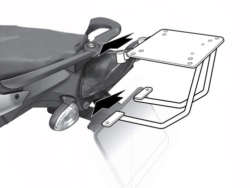 Shad top box rack - shad,