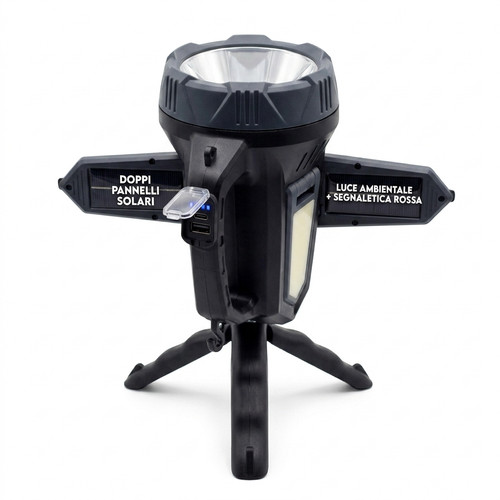 Torcia solare campeggio 10w - da,