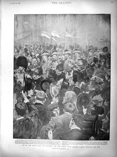 Vecchia stampa antica 1899