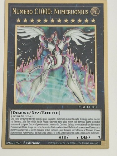 Numero c1000 e - yu-gi-oh!,