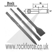 Set di 3 acciai frantoi per