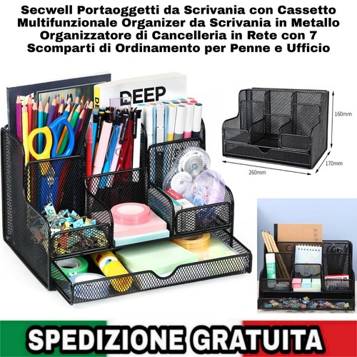 Portaoggetti scrivania con - portaoggetti,