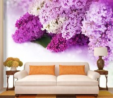 Carta da parati 3D fiore