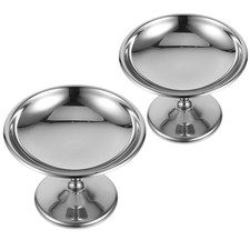  2 Pcs Coppette Metallo Gelato