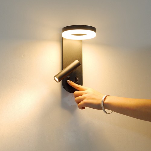 Lampada led parete camera - led,