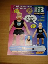 Pubblicità Advertising Werbung Publicitè MISTER MUSCOLO CEPPIRATTI MUSCLE 1994