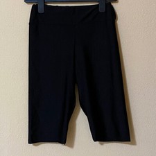 Leggins Shorts Pantaloncini Ginnastica Nero Workout Yoga Fitness Casual Sportivo