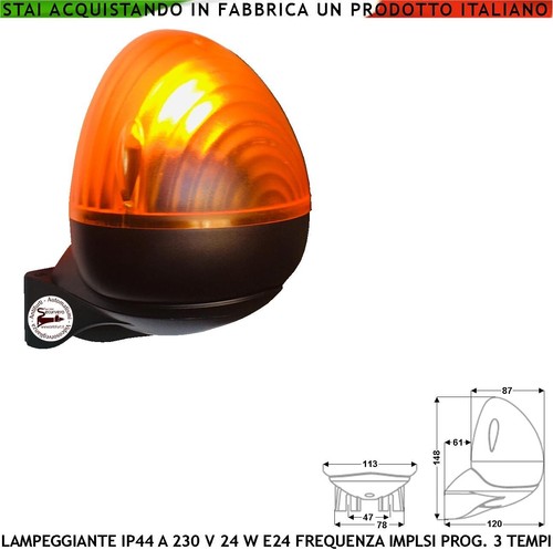 Lampeggiante per cancello - lampeggiante,