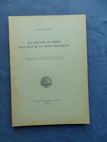 Archeologia gli etruschi - etruschi, in