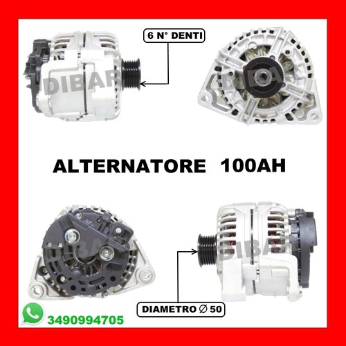 Alternatore 100ah opel zafira - alternatore,