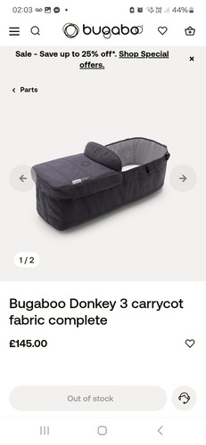 Bugaboo donkey3 navicella - bugaboo,
