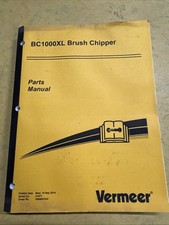 VERMEER BC1000XL SPAZZOLA CIPPATRICE RICAMBI Libro MANUALE Catalogo Negozio S/N 21471-Up