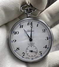 Orologio da tasca Perseo vintage cal. eta unitas 6431 6445 Swiss Made 17 gioielli