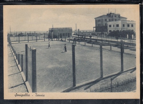 Cartolina senigallia tennis - senigallia,