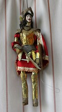 Pupo siciliano Orlando marionetta vintage sicilian marionette puppet * h 64 cm