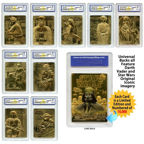 Star wars set carte - 9, oro
