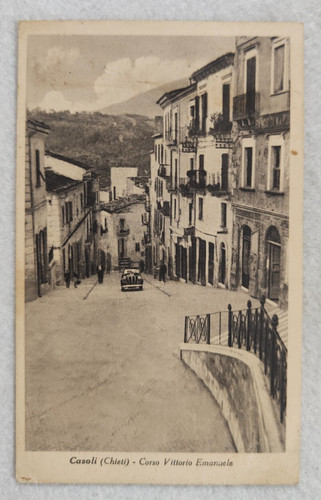 Cartolina chieti casoli corso - chieti,