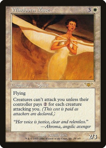Mtg windborn muse - muse, played
