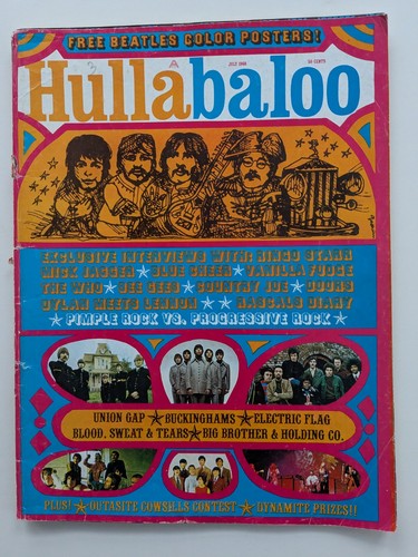 Hullabaloo magazine july - magazine, 1968